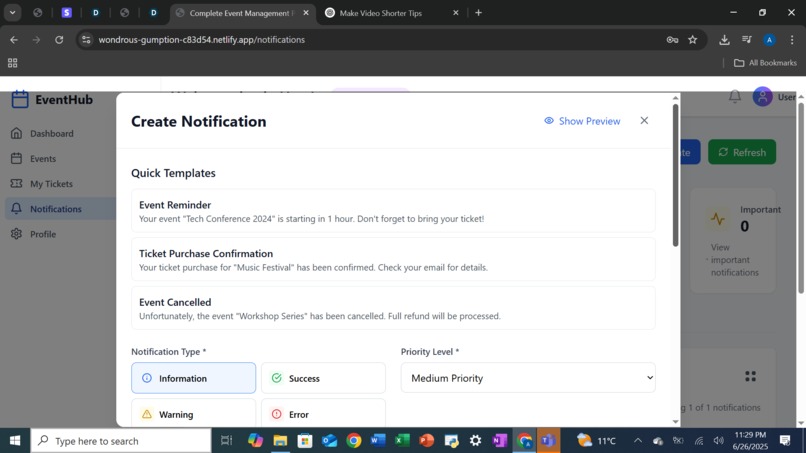 Event Management App – screenshot 15