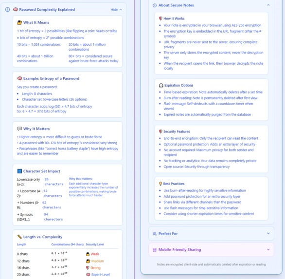PrivSecrets – screenshot 3