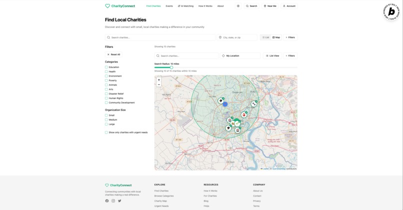 Charity Connect – screenshot 2