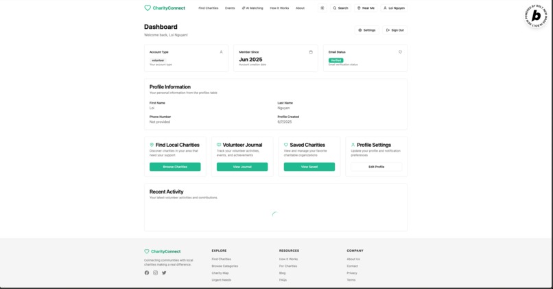 Charity Connect – screenshot 4