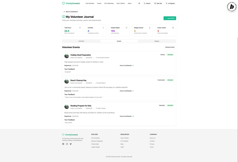 Charity Connect – screenshot 6