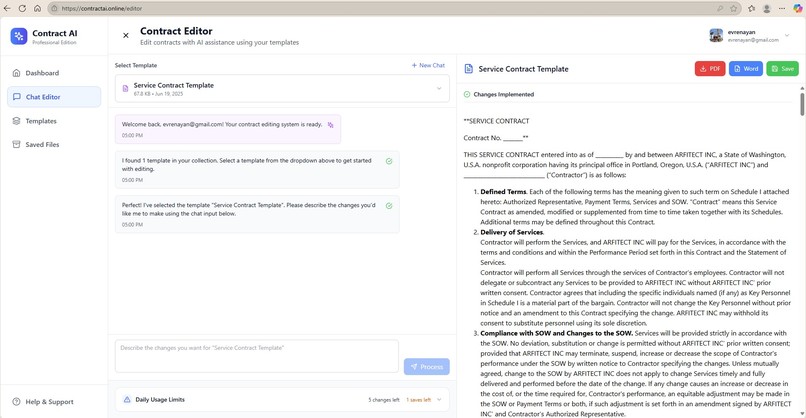 Contract AI – screenshot 6