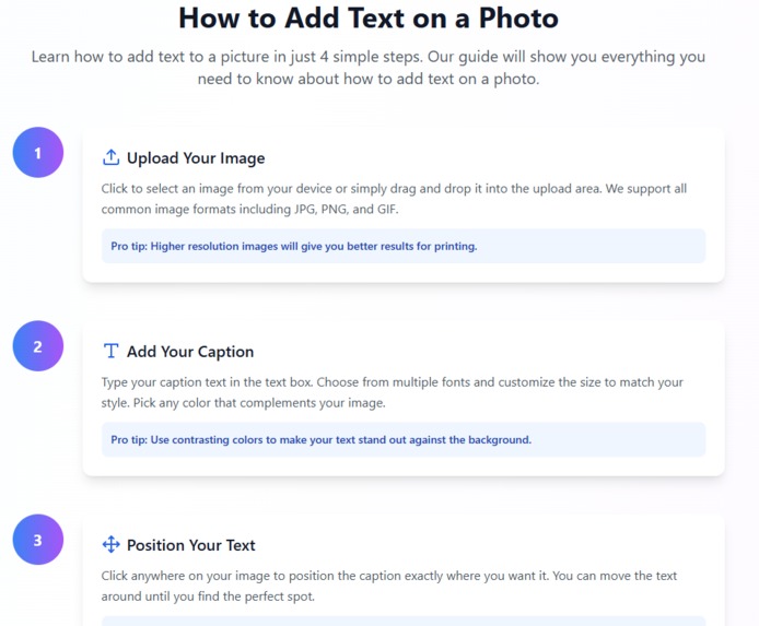 Add Caption to Photo Online – screenshot 3