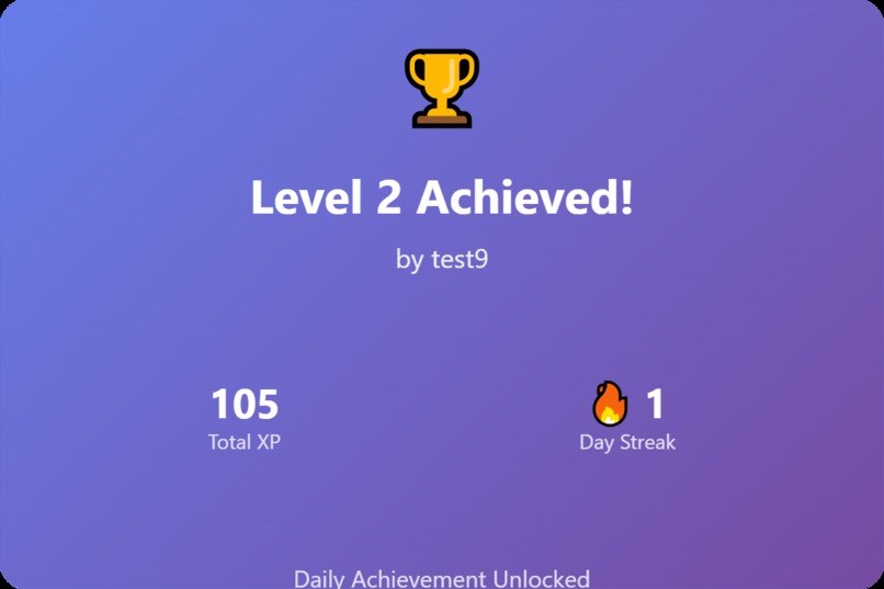 Daily Achievement Unlocked – screenshot 1