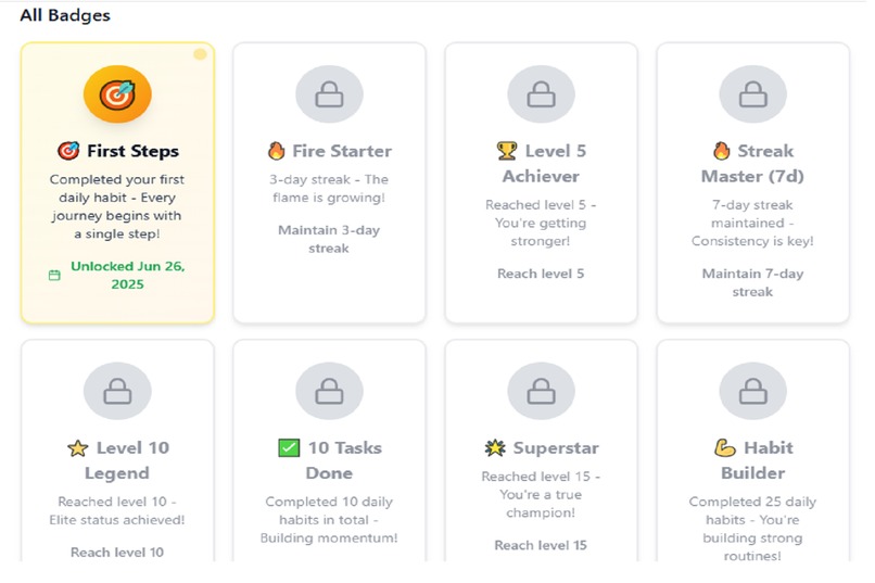 Daily Achievement Unlocked – screenshot 2