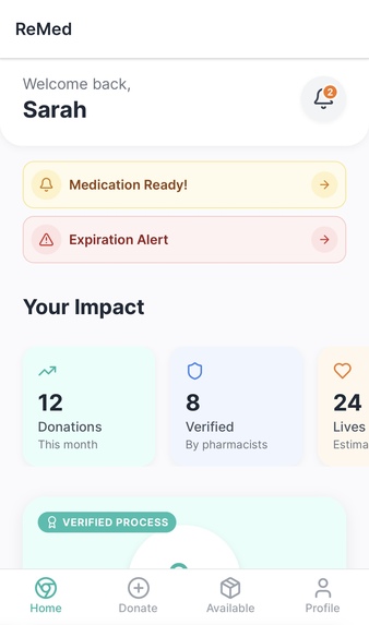 ReMed-Smart Medicine Donation App – screenshot 3