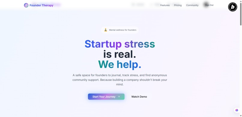 Founder Therapy – screenshot 2