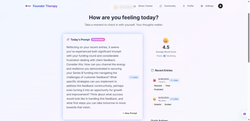 Founder Therapy – screenshot 3