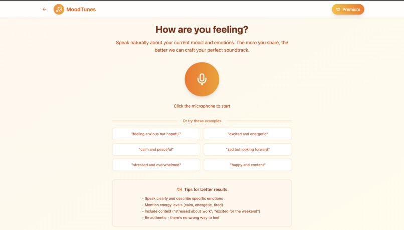 MoodTunes – AI-Generated Music Based on Your Mood – screenshot 6