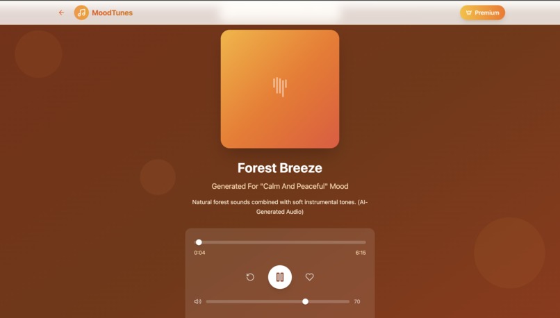 MoodTunes – AI-Generated Music Based on Your Mood – screenshot 8