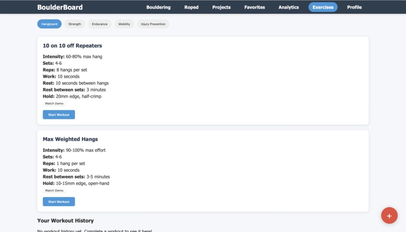 BoulderBoard – screenshot 1