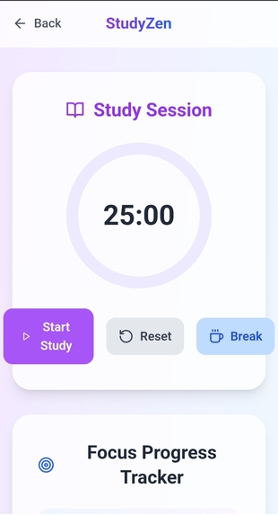 StudyZen - your focus friend – screenshot 3
