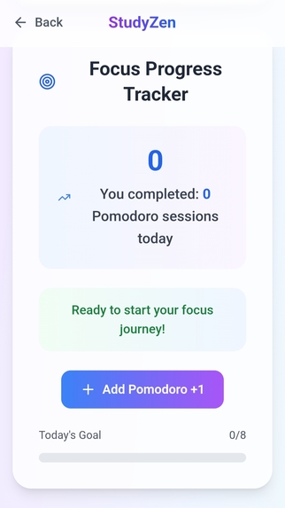 StudyZen - your focus friend – screenshot 4
