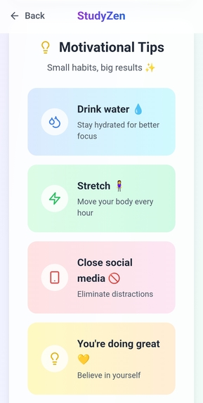 StudyZen - your focus friend – screenshot 7