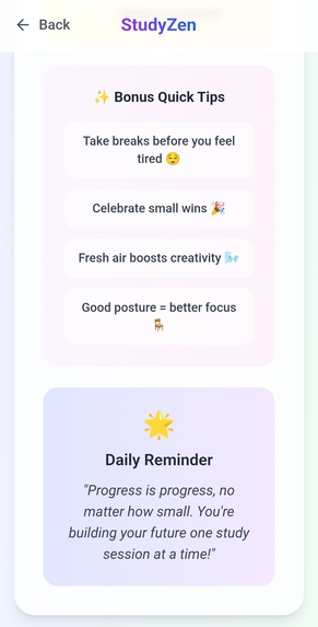 StudyZen - your focus friend – screenshot 6