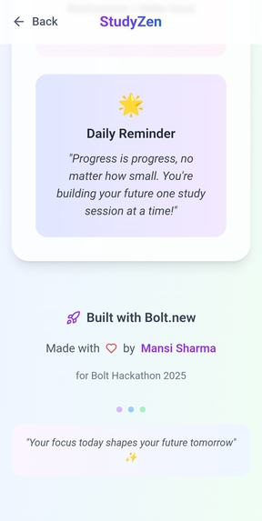 StudyZen - your focus friend – screenshot 8
