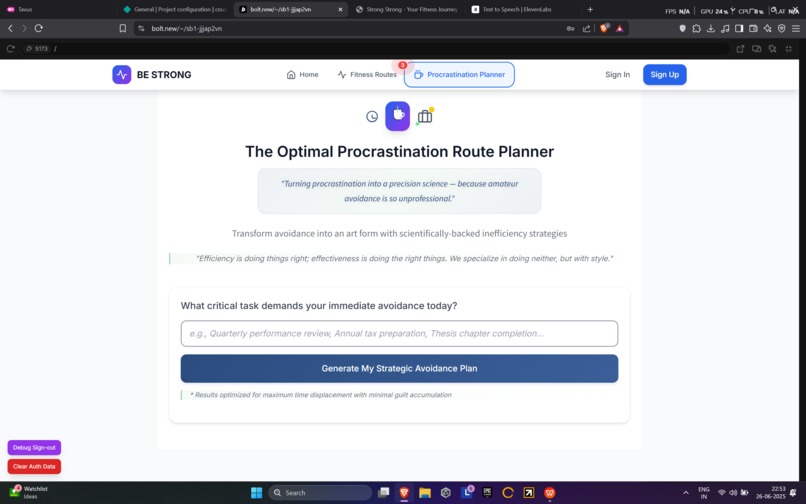 The Optimal Procrastination Route Planner – screenshot 5