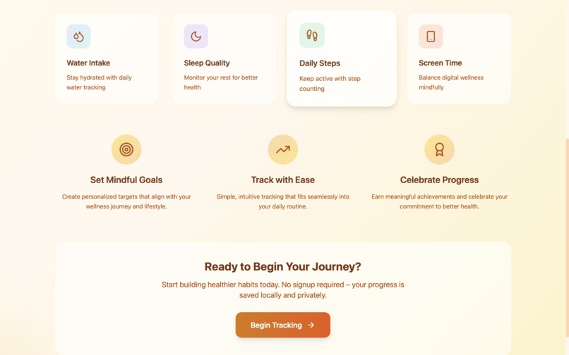Healthy Habits Tracker  – screenshot 2
