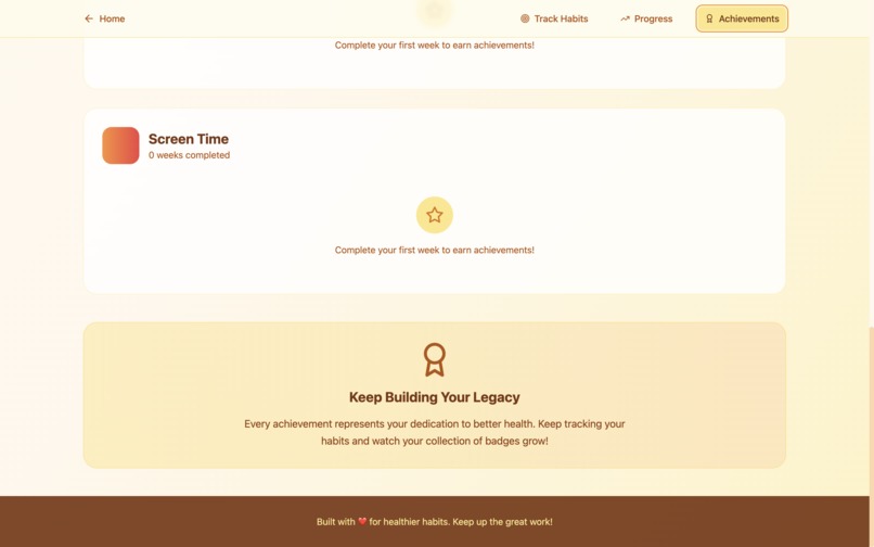 Healthy Habits Tracker  – screenshot 8