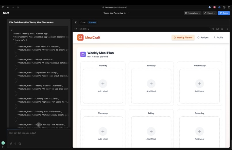 AI Idea Deck, Validator & Vibe Code Generator – screenshot 5