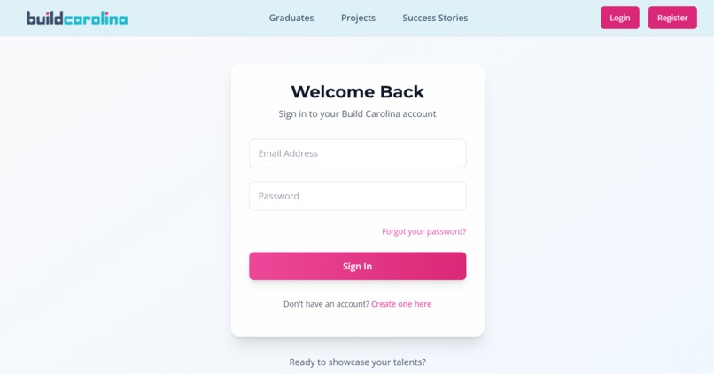 Build Carolina Graduate Showcase – screenshot 2