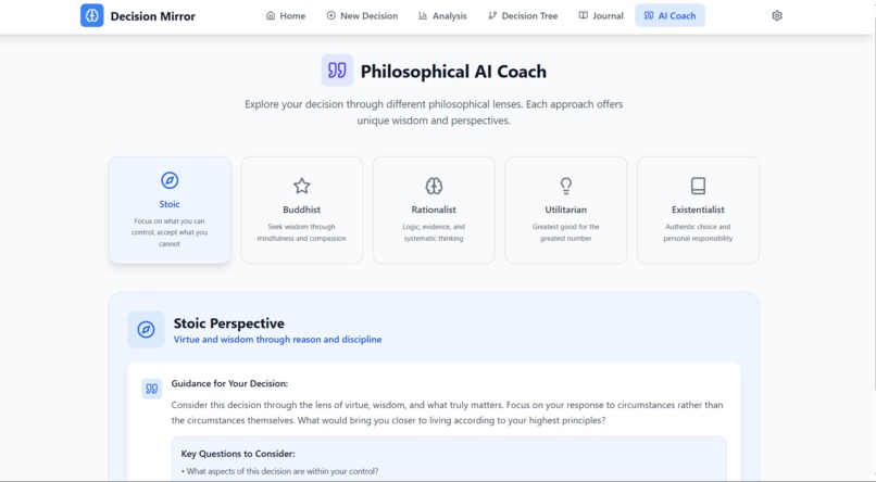 Decision Mirror – screenshot 3