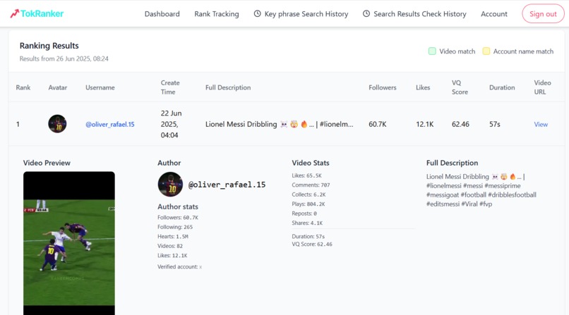 TokRanker – screenshot 3