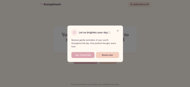 Kompliment – screenshot 2