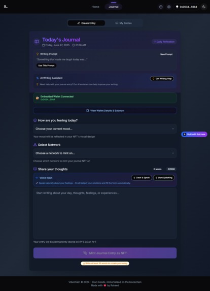 SoulLog – Your Life, On-Chain – screenshot 3