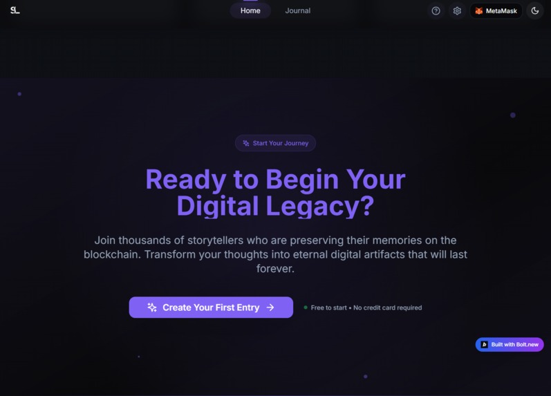 SoulLog – Your Life, On-Chain – screenshot 4