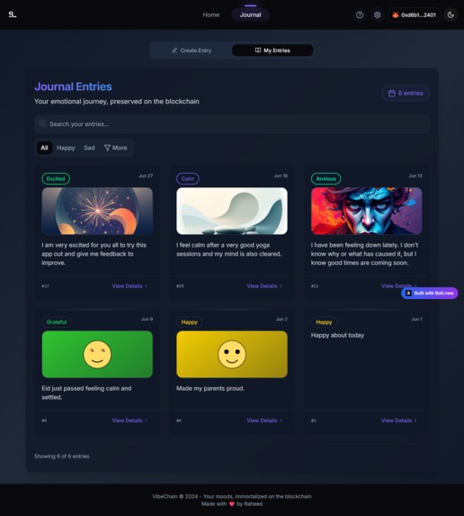 SoulLog – Your Life, On-Chain – screenshot 5