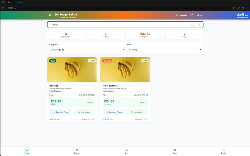 Budget Sakkie - Shopping Manager – screenshot 3