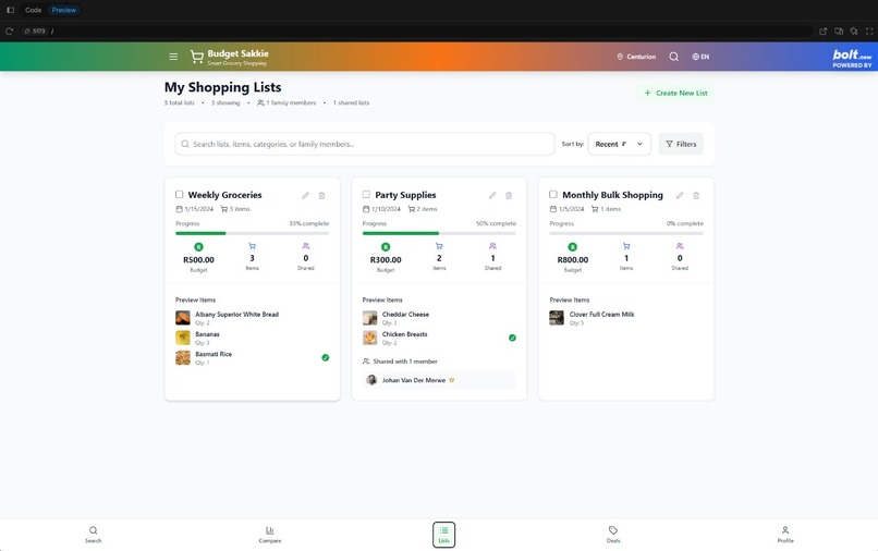 Budget Sakkie - Shopping Manager – screenshot 5