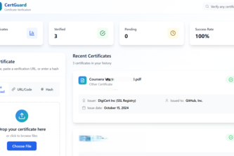 Certification Verification
