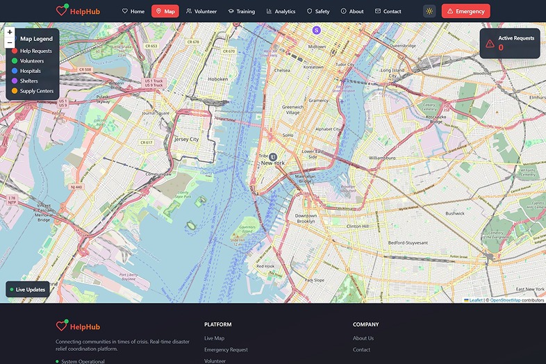 HelpHub – Disaster Relief in Real Time – screenshot 2