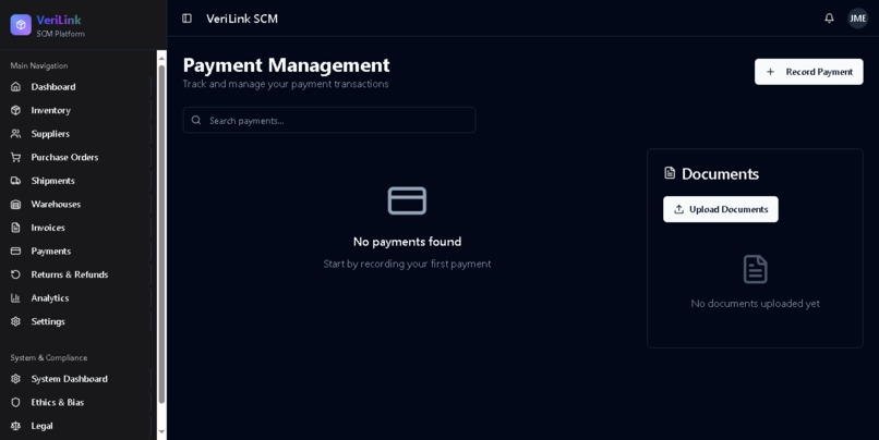 VeriLink SCM - Enterprise Supply Chain Management Platform – screenshot 10