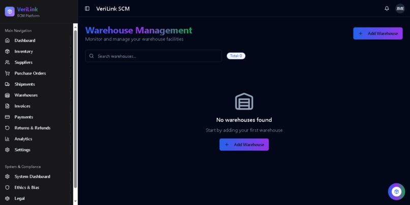 VeriLink SCM - Enterprise Supply Chain Management Platform – screenshot 18