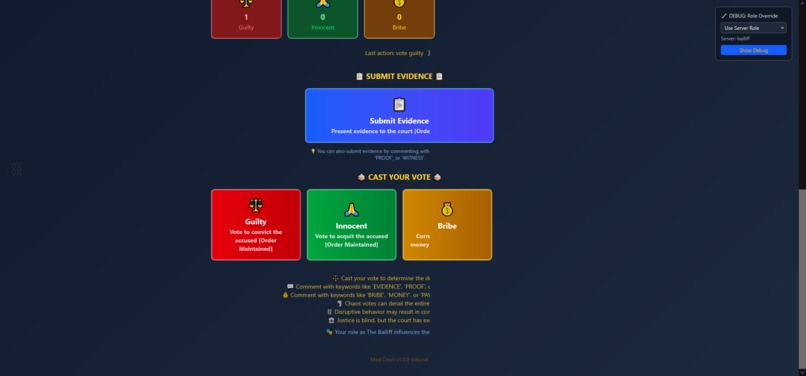 MOD COURT – screenshot 2