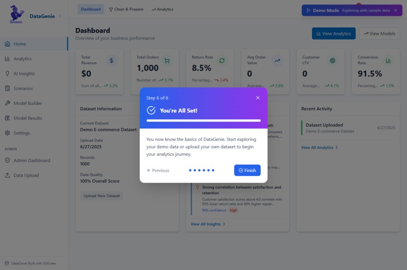 The DataGenie – screenshot 5