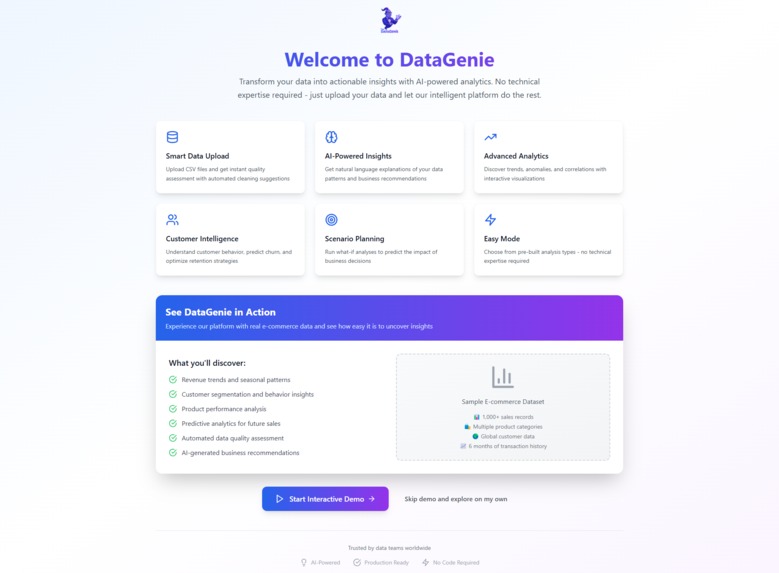 The DataGenie – screenshot 7