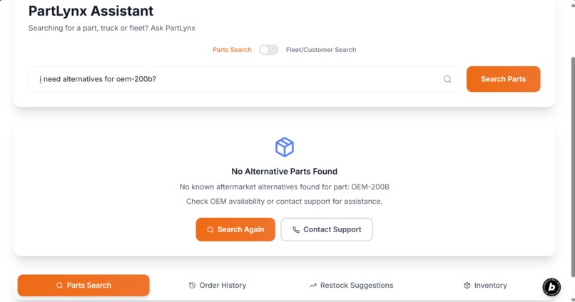 partlynx.ai – screenshot 2