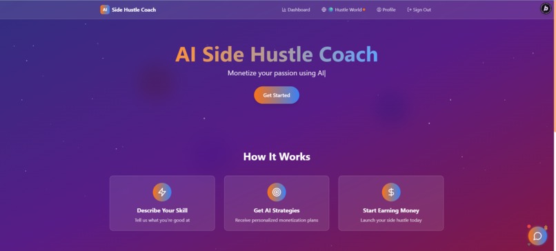 AI Side Hustle Coach – screenshot 1