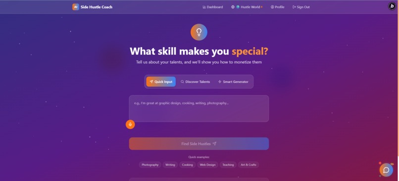 AI Side Hustle Coach – screenshot 2