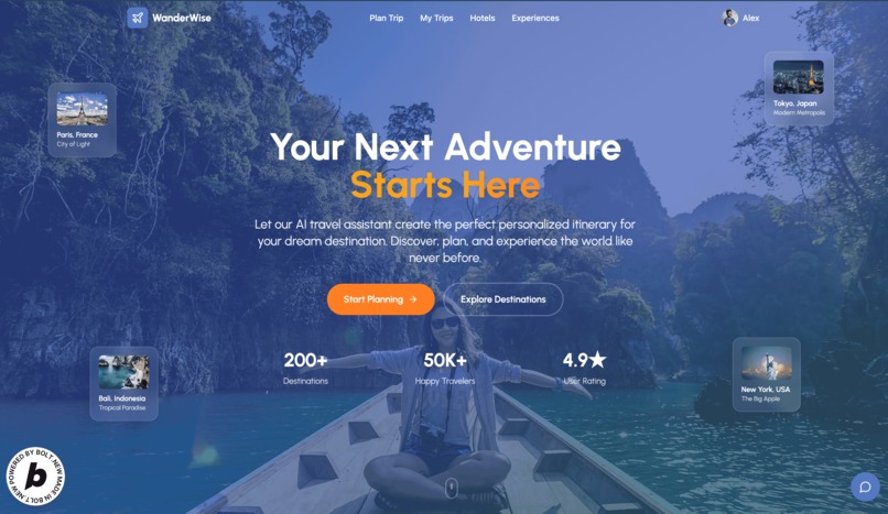 WanderWise - AI-Powered Travel Planner – screenshot 1