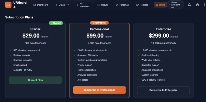 URHeard AI – screenshot 16