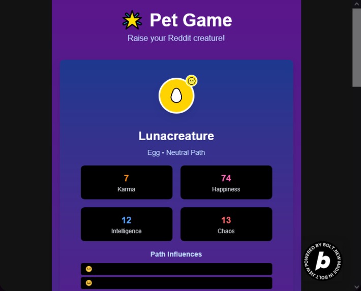 Reddit Pet Game – screenshot 1