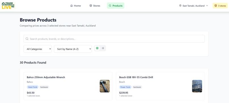 Tradie Materials Live NZ – screenshot 3