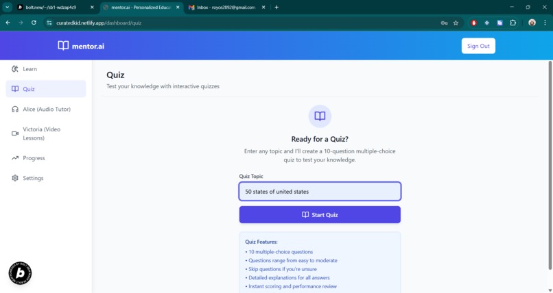 mentor.ai – screenshot 2