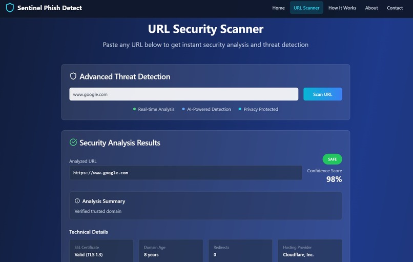 Sentinel Phish Detect – screenshot 2