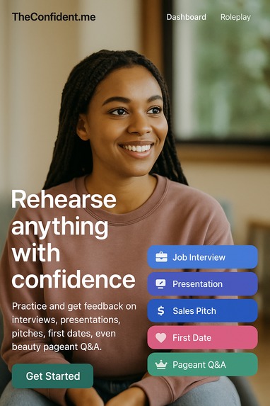 TheConfident.me: AI-Powered Confidence Training Platform – screenshot 2